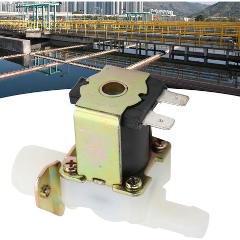 Électrovanne d'entrée normalement fermée, interface G1/2 vers 12 mm, vanne de régulation d'eau à commande pilote, 12 V CC