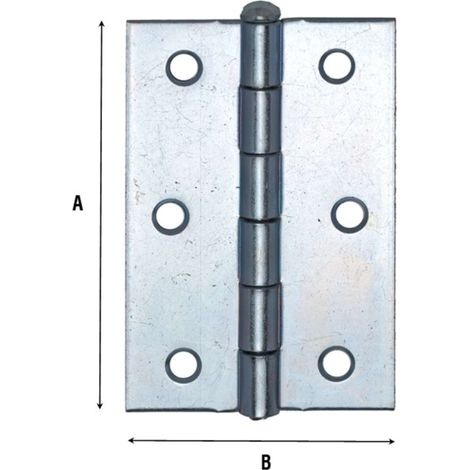 Cerniera Aldeghi Art.840 2.3/4 70X50X1,5 Mm - 24 Pz