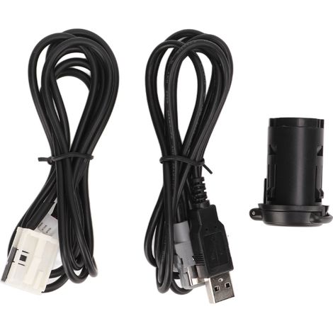 Câble USB AUX Mâle avec Prise Jack pour Autoradio Peugeot 206 207 307 308 407 408 508 607 - Connecteur Audio Voiture, Remplacement Compatible (1/5)