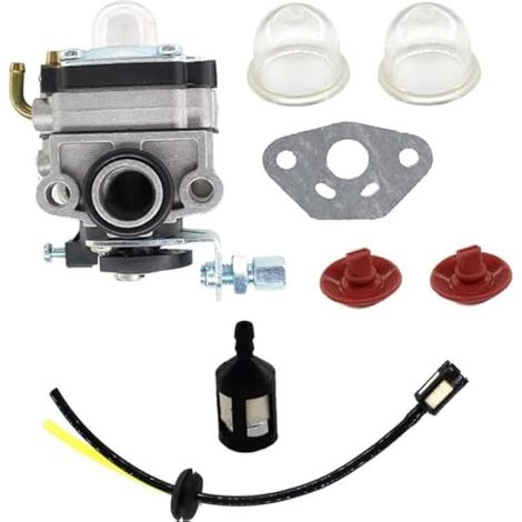 Kit de carburateur Kurihina compatible avec BHX2500CA pour souffleur Makita 24,5 cc Remplacement pour Makita 168641-9 (1/4)