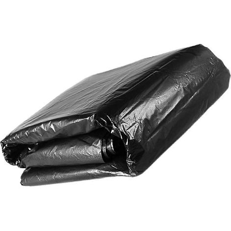 Sacs poubelle de jardinage ultra-résistants pour usage domestique, lot de 50 sacs noirs en PE (1/5)