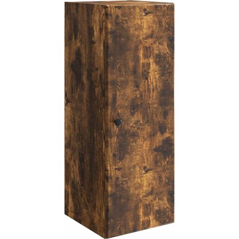 Armoire Murale Chêne fumé 33 x 34,5 x 90 cm Bois d'ingénierie vidaXL
