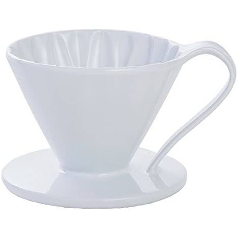 Cafetera de goteo de cerámica - taza Arita 4 blanca CFD-4WH (1/5)