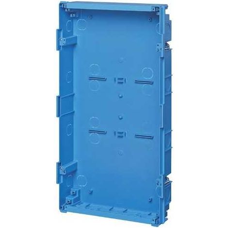 V53736 Caja empotrada para centralita 36M para leer azul