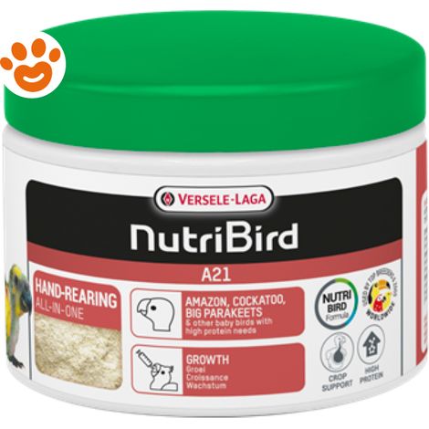 Versele Laga Nutribird A21 per Amazzoni, Cacatua, Grandi Parrocchetti - Confezione 250 Gr -