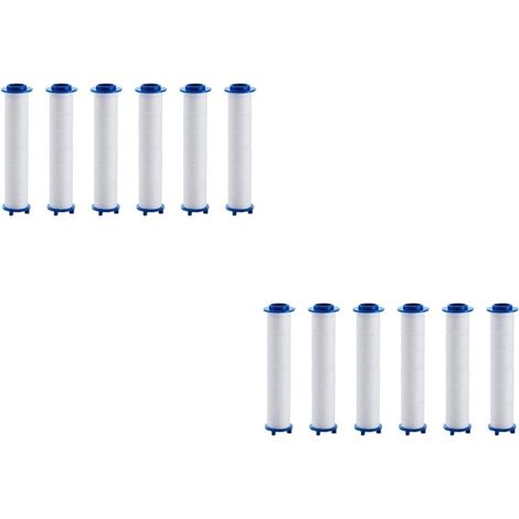12pièces Filtre De Remplaçable Filtre à Haute Pression Pour Eau Propre Et Claire Accessoire De Salle De Bain Pratique Et (1/5)