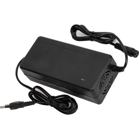 Adaptateur secteur 54,6 V/2 A, connecteur 3 broches 12 mm, chargeur de batterie au lithium, prise UE 100-240 V