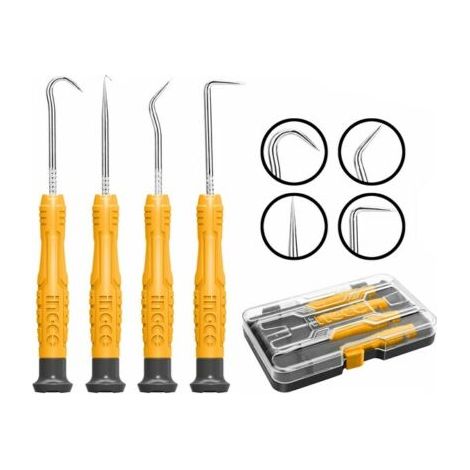 SET UNCINI E GANCI 120mm - 4PZ INGCO HKPHS0401 (1/3)