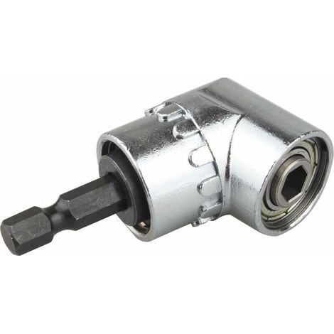 Adaptateur pour tournevis à clé Allen, porte-embout magnétique à changement rapide 1/4", tournevis à clé Allen, engrenage d'angle avant (1/3)