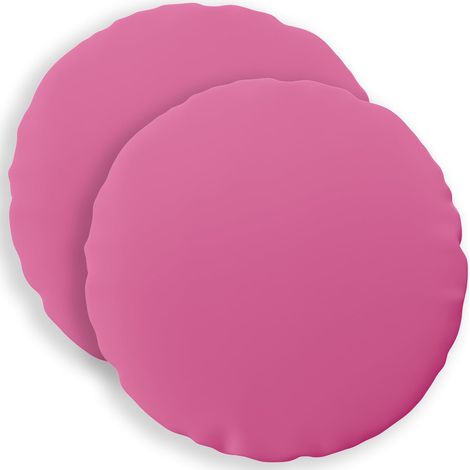 Kissenbezug 2 pcs HEERLEN Rosa Ø 30 cm Polyester vidaXL (1/5)