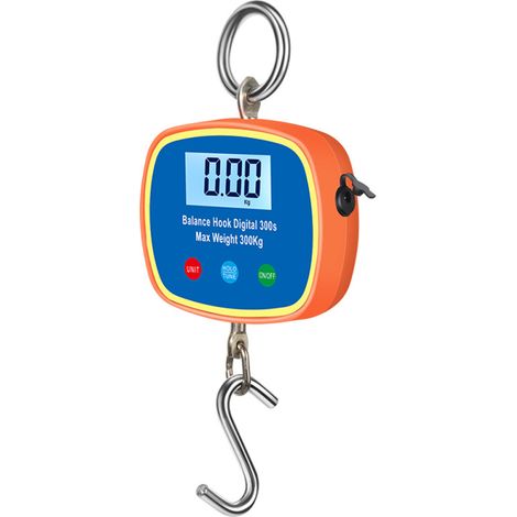 Irovami Balance électronique portable industrielle robuste à double affichage LCD, 0,05-300 kg, avec fonction de conversion d'unités. (1/5)