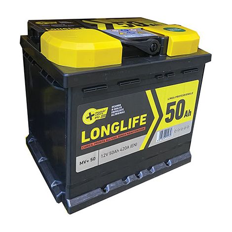Batteria auto modulo valore + ah  50 dx spunto 420a mm 207x175 h.mm 190