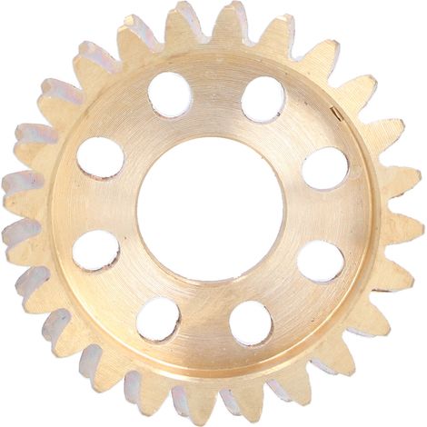 14 mm Messing-Schneckenrad mit 24 Zähnen, Modul 1,5, für Motorantriebszahnräder (1/5)