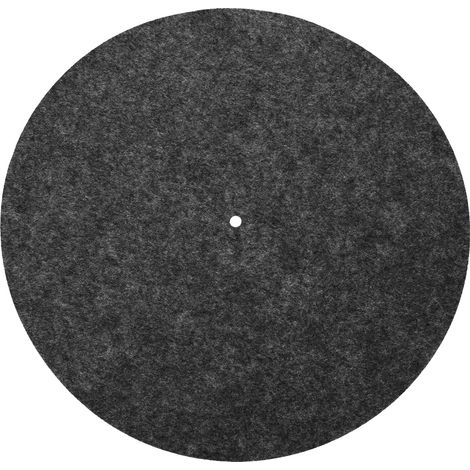 30 cm Plattenspieler, 33 U/min, Antivibrations-Rutschmatte für audiophile Vinyl-Plattenspieler (Schwarz) (1/5)