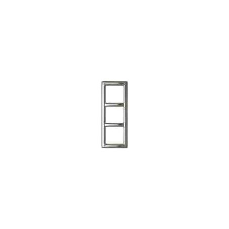 Cornice 3Moduli K-Steel Lucida Acciaio Inox (Urmet Cod. 1155/93)