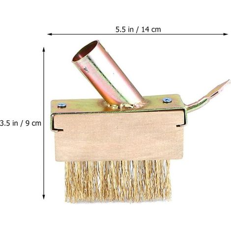 2 PIÈCES Désherbage Brosse Métallique Outils Patio Mauvaises Herbes Brosse Head Set Remplacement Jardinage Désherbage Outil Mauvaises Herbes Remover pour en Plein Air Patio Pavage (1/4)