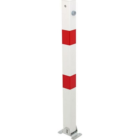 GAH Alberts Absperrpfosten KLAPPY 70x70 mm Dreik. Aufschr. (1/3)