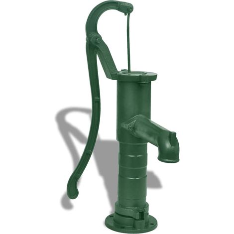 vidaXL Bomba de agua de jardín con soporte hierro fundido (1/2)