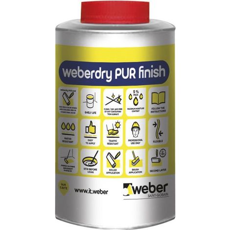 Weberdry pur finish secchio kg 1