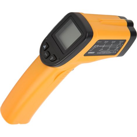 Infrarot-Thermometer, präzise Messung, einstellbarer Emissionsgrad, einfache Anwendung, berührungsloses Temperaturmessgerät für Aquarien. (1/5)