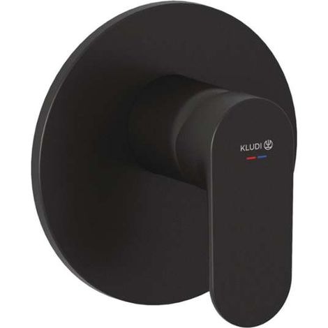 Kludi X1 - Mitigeur de douche encastré, noir mat 327553975 (1/3)