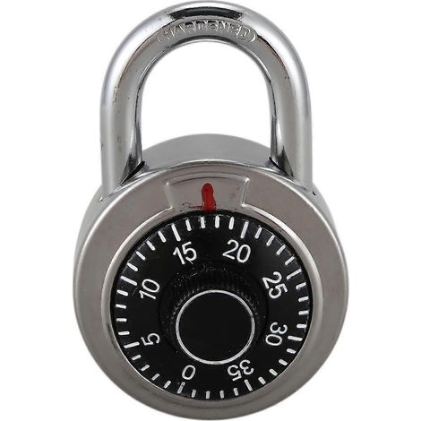 Cadenas Mastercode 50 mm avec serrure à combinaison ronde et fixe - JBMEDIA (1/4)