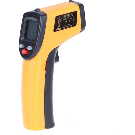 Thermomètre infrarouge laser moins cinquante à quatre cents degrés pour mesure de température non corporelle précise (1/5)