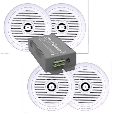 Lyndahl LYNCS180IPS4 2-Wege Set Einbau-Lautsprecher 120 W 4 Ω Weiß 1 Set