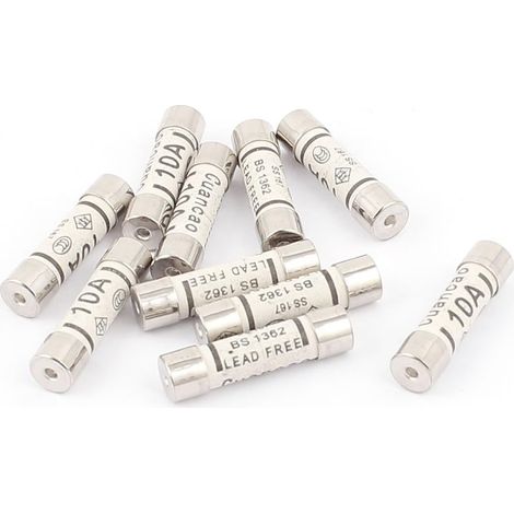 10pcs 6x25mm Cartouche Céramique Fusibles Fusible à Tube