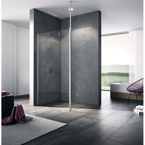 Kermi WALK-IN XB WDR 0800x 2000 BV : 780-800 SIHG verre trempé Opaco Clean (1/5)
