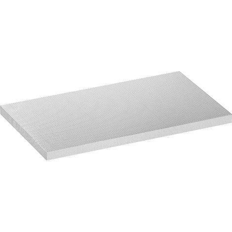 VIGOR Edelstahl-Arbeitsplatte, klein, (LxBxH) 861 x 500 x 40 mm