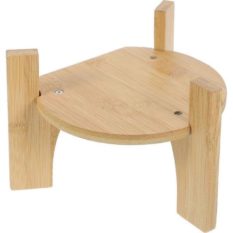 Support pour distributeur de boissons en bambou, porte-distributeur d'eau, base pour distributeur de boissons-17.50X17.50X14.00CM (1/4)