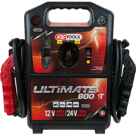 KS Tools - Booster à batterie 12V/24V - 5000A/2500A - 550.1820