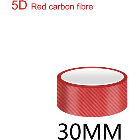 (3 m,30 mm) Autocollants de protection de portières de voiture 5D anti-rayures,ruban nano rouge,film protecteur pour seuil de coffre et bords de portières (1/3)
