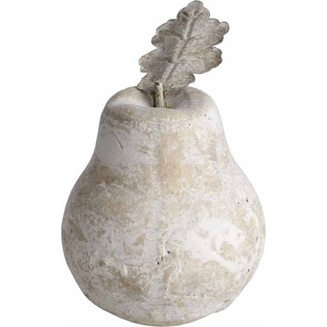 Pear (Small) - Stone - L13 x W13 x H16 cm - Cream