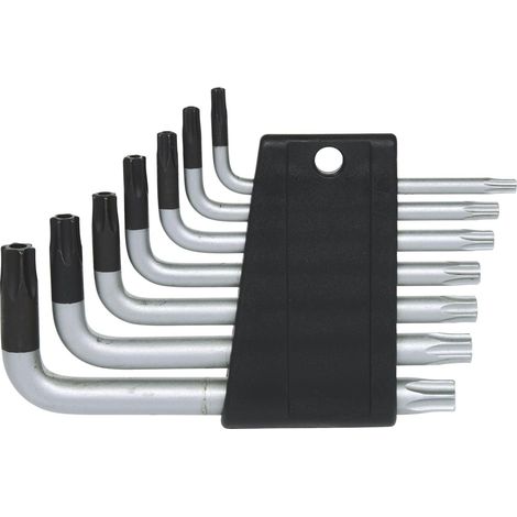 Serie di chiavi maschio piegate Torx c.foro,7 pzTB10-TB40 (1/2)