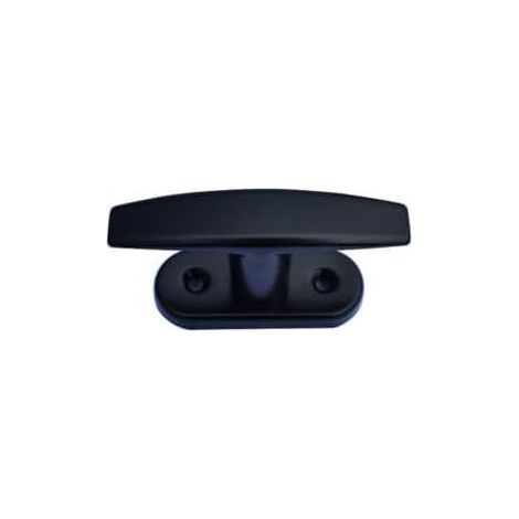 1 - Poignée De Fenêtre - Aluminium - Finition Époxy Noir - Pour Fenêtres Bois Pvc Alu - Avec Carré 7mm Et Vis - Noir (1/3)