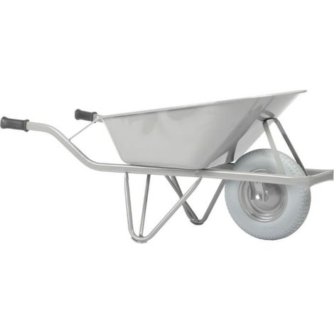 Schubkarre MATADOR mit lackiertem Aufbau 80 L pannensicheres Rad - 18557