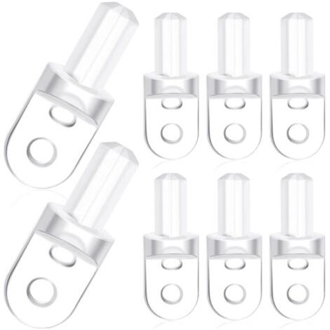 6pcs rideau de store transparent pivotant bâton gradateur crochet, accessoires de crochet fixe, crochet d'étanchéité de store (1/5)