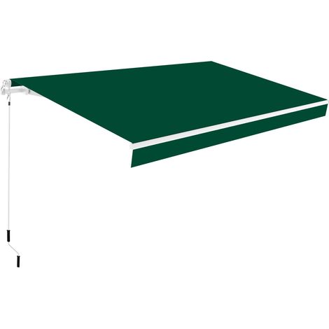 Toldo completo manual 3x2m Smartsun Verde lona poliéster (1/5)