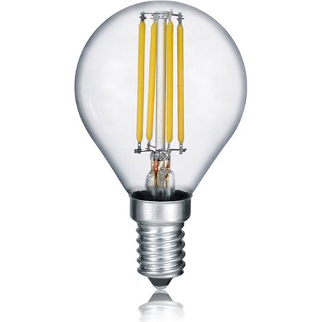 E14 Filament LED, 4 Watt, 470 Lumen, warmweiß, Ø4,5cm, nicht dimmbar (1/5)