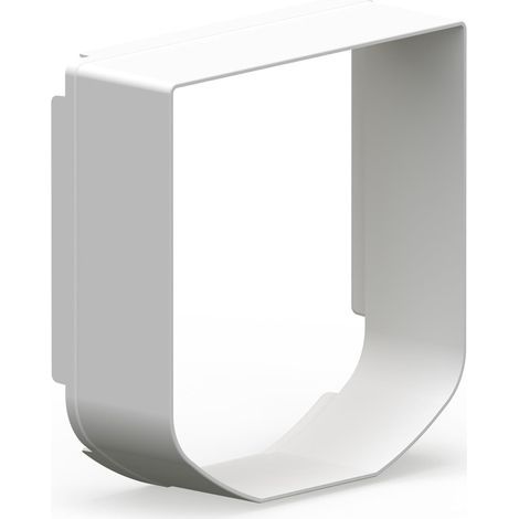weiße Katzenklappen-Tunnelverlängerung, kompatibel mit Sureflap-Mikrochip für dicke Wände (1/3)