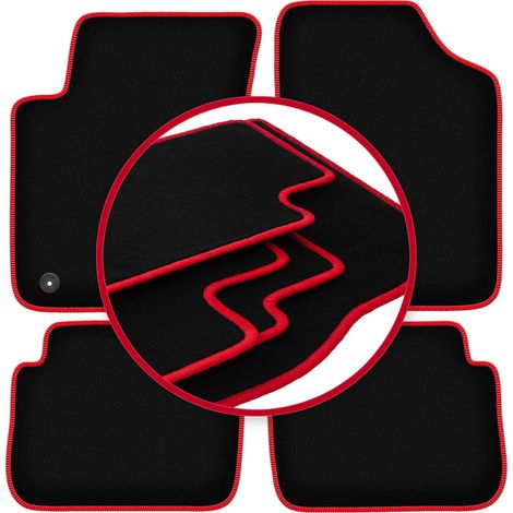 Tapis de voiture CARLUX-RED pour : Hyundai i10 à hayon (2007-2013)