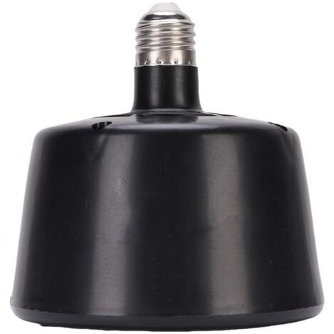 Contrôle de Température de la Bulbe de Chaleur Reptile, 5,24x5,71 Pouces de Sauvegarde D'énergie pour Les Cages pour Animaux de Compagnie et Reptiles avec Réglage Automatique de (Black) (1/5)