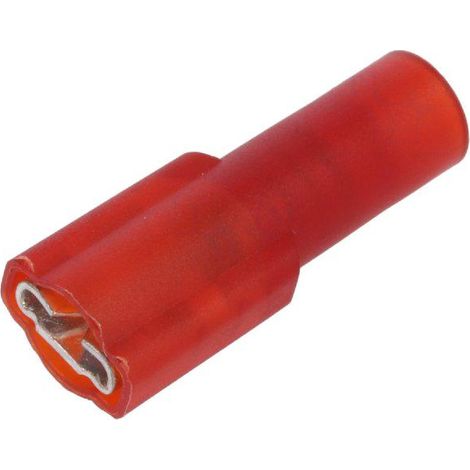 Connecteur plat 4.8mm 0.5mm femelle rouge