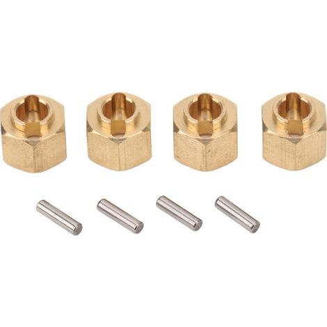 4 pièces Élargisseurs de Jantes Métalliques pour TRAXXAS TRX-4, Set d'Extension de Voiture RC 1/10 (12mm) (1/5)