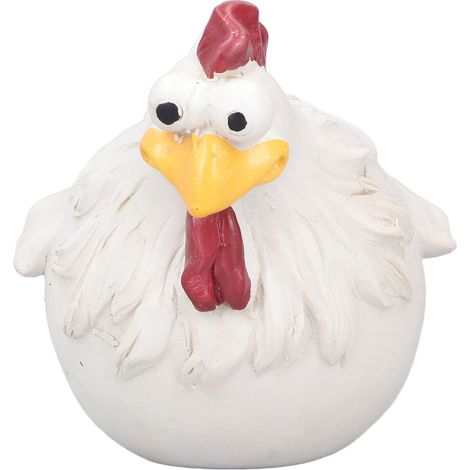 Statues de Poules Drôles pour Jardin, Ferme et Patio - Décoration Extérieure Amusante