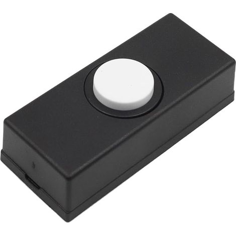 Bouton de sonnette Mini montage en saillie Noir (1/5)