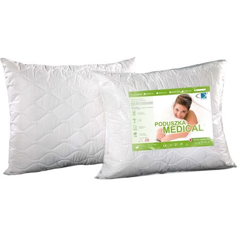 Antiallergisches Kissen 40x70 Medical mit Reißverschluss, weiß AMW