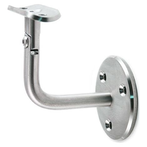 Metalideal  Support de main courante mural coudé articulé inox